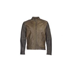 Kurtki skórzane Pepe jeans VINCENT. Zielone kurtki męskie Pepe Jeans, s, bez wzorów, z jeansu, bez kaptura. Za 614,50 zł.