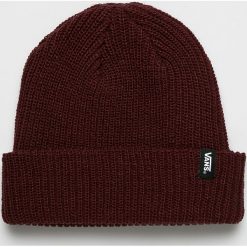 Vans - Czapka. Brązowe czapki zimowe męskie Vans, na zimę, z dzianiny. Za 79,90 zł.