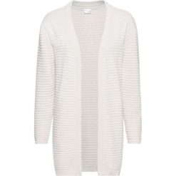Długi sweter bez zapięcia bonprix beżowy melanż. Brązowe swetry damskie bonprix, bez wzorów, z długim rękawem, długie, bez kaptura. Za 54,99 zł.