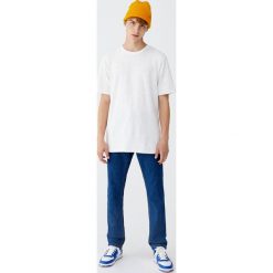 Jeansy slim comfort fit. Szare jeansy męskie marki Pull&Bear, m, bez wzorów. Za 89,90 zł.