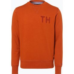Bluzy męskie: Tommy Hilfiger - Męska bluza nierozpinana, pomarańczowy