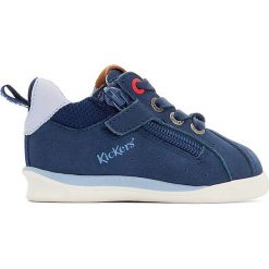 Buty sportowe CHICAGO BB. Szare buty sportowe dziewczęce marki Kickers, z materiału, na zamek. Za 348,56 zł.