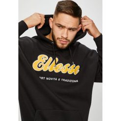 Ellesse - Bluza. Czarne bluzy męskie Ellesse, s, z nadrukiem, z bawełny, z kapturem, bez rękawów, z kapturem. W wyprzedaży za 249,90 zł.