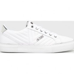 Guess Jeans - Buty. Szare buty sportowe damskie Guess Jeans, z aplikacjami, z jeansu. Za 439,90 zł.