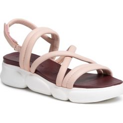 Sandały TAMARIS - 1-28247-24 Rose 521. Różowe klapki damskie Tamaris, bez wzorów, ze skóry, bez obcasa. W wyprzedaży za 139,00 zł.