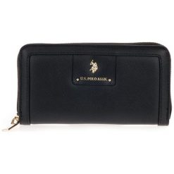 U.S. POLO ASSN. portfel damski Palm Beach czarny. Czarne portfele damskie U.S. Polo Assn., bez wzorów. Za 189,00 zł.