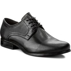 Półbuty LASOCKI FOR MEN - MI07-C327-365-03 Czarny. Czarne buty wizytowe męskie marki Lasocki For Men, ze skóry. Za 189,99 zł.
