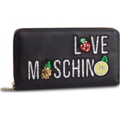 Duży Portfel Damski LOVE MOSCHINO - JC5653PP07KL0000 Nero. Czarne portfele damskie marki Love Moschino, ze skóry ekologicznej. Za 459,00 zł.
