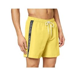 Calvin Klein szorty kąpielowe męskie KM0KM00434 Medium Drawstring L żółte. Żółte kąpielówki męskie Calvin Klein, m, bez wzorów. W wyprzedaży za 169,00 zł.