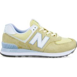 Wygodne Buty New Balance 574 WL574ESG. Pomarańczowe sneakersy damskie Molly.pl, z zamszu. Za 349,00 zł.