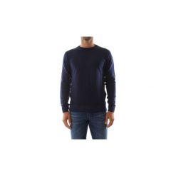 Swetry Wool co WO 0001. Niebieskie swetry męskie Wool co, s, bez wzorów, bez kołnierzyka, bez kaptura. Za 300,90 zł.