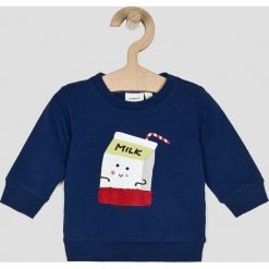 Name it - Bluza dziecięca 56-86 cm. Niebieskie bluzy chłopięce Name it, z nadrukiem, z elastanu, bez rękawów, bez kaptura. W wyprzedaży za 49,90 zł.