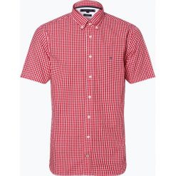 Tommy Hilfiger - Koszula męska, czerwony. Czerwone koszule męskie TOMMY HILFIGER, m, bez wzorów, bez kołnierzyka, z krótkim rękawem. Za 279,95 zł.