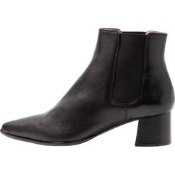 Unisa JISTE Ankle boot black. Czarne botki damskie skórzane marki Unisa. Za 569,00 zł.