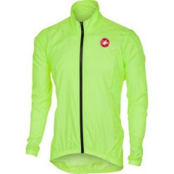 Castelli Squadra Er Jacket Yellow Fluo 3xl. Żółte kurtki sportowe męskie Castelli, xl, bez wzorów, bez kaptura, rowerowe. Za 215,00 zł.
