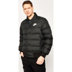 Kurtka bomber NIKE NSW Down Fill 928819. Czarne kurtki męskie Nike, xl, bez wzorów, z poliesteru, bez kaptura. W wyprzedaży za 369,00 zł.