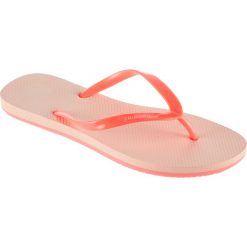 Japonki TO 500 Trib damskie. Różowe buty sportowe damskie OLAIAN, bez wzorów, z kauczuku, sportowe, bez kołnierzyka. Za 39,99 zł.