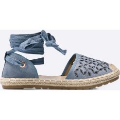 Answear - Espadryle Seastar Blue. Niebieskie espadryle damskie marki ANSWEAR, z materiału. W wyprzedaży za 69,90 zł.