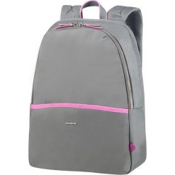Plecak SAMSONITE Nefti 14.1 cali Szaro-różowy. Szare plecaki damskie Samsonite, bez wzorów, biznesowe. Za 299,00 zł.