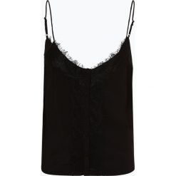 Review - Top damski, czarny. Czarne topy damskie Review, s, bez wzorów, z koronki, bez kołnierzyka. Za 49,95 zł.