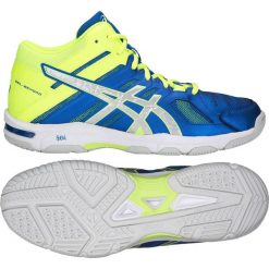 Buty do siatkówki Asics Gel Beyond 5 Mt M B600N-400. Niebieskie buty sportowe męskie Asics, z materiału, bez zapięcia, do siatkówki. W wyprzedaży za 519,00 zł.