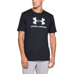 Under Armour Sportstyle Koszulka Czarny. Czarne podkoszulki męskie Under Armour, xl, z nadrukiem, z bawełny, z krótkim rękawem. Za 119,95 zł.