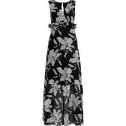 Sukienka letnia Guess W93K81 WBV70. Czarne sukienki damskie Guess, na lato, xs, z aplikacjami, z poliesteru, bez kołnierzyka, bez rękawów. W wyprzedaży za 289,00 zł.