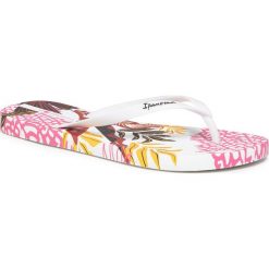 Japonki IPANEMA - Acqua Fem 26322 White/White 20746. Białe klapki damskie Ipanema, bez wzorów, z tworzywa sztucznego, bez obcasa. Za 79,99 zł.