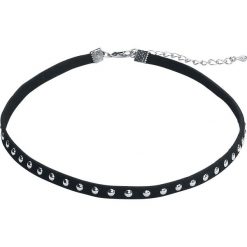 Mysterium® Velvet Rivets Necklace Naszyjnik czarny/odcienie srebrnego. Szare naszyjniki damskie marki Mysterium®, srebrne. Za 32,90 zł.