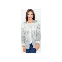 Kurtka M506 Szary. Szare kurtki damskie FIGL, m, bez wzorów, eleganckie, bez kaptura. Za 179,00 zł.