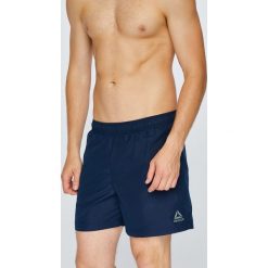Reebok - Szorty. Niebieskie spodenki i szorty męskie marki Reebok, s, z poliesteru, sportowe. Za 89,90 zł.