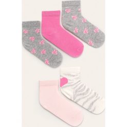 Blukids - Skarpetki (5 pack). Różowe skarpetki dziewczęce Blukids, bez wzorów, z elastanu. Za 29,90 zł.