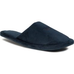 Kapcie EMPORIO ARMANI - XJPM01 XM092 00285 Navy. Niebieskie klapki męskie Emporio Armani, z tworzywa sztucznego, bez zapięcia. W wyprzedaży za 199,00 zł.