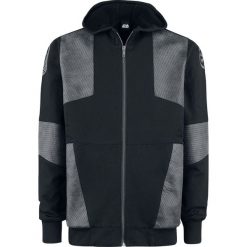 Star Wars Rogue One - Death Trooper Bluza z kapturem rozpinana czarny/szary. Szare bluzy męskie rozpinane marki DOMYOS, m, z bawełny, z kapturem. Za 121,90 zł.