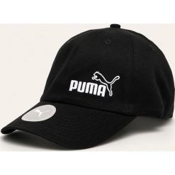 Puma - Czapka. Czarne czapki męskie Puma, bez wzorów, z bawełny. W wyprzedaży za 49,90 zł.