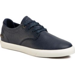 Sneakersy LACOSTE - Esparre 120 2 Cma 7-39CMA00255A5 Nvy/Dk Red. Niebieskie sneakersy męskie Lacoste, na co dzień, bez wzorów, ze skóry ekologicznej, bez zapięcia. W wyprzedaży za 359,00 zł.