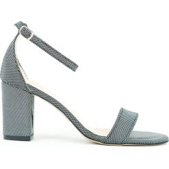 Sandałki na obcasie - skóra naturalna - model 342 - kolor kropki. Sandały damskie Zapato, bez wzorów, ze skóry, bez obcasa, na obcasie, bez zapięcia. Za 279,00 zł.