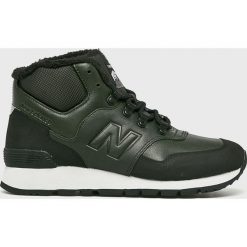 New Balance - Buty HL755MLE. Żółte buty sportowe męskie marki New Balance, ze skóry, na sznurówki. W wyprzedaży za 439,90 zł.