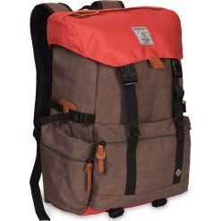 Plecaki damskie: Woox Miejski Plecak z Przegrodą na Laptopa | Brązowy Cinera Bag - -