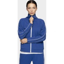 Bluza damska BLD005 - kobalt. Bluzy damskie 4f, bez wzorów, z dzianiny, z krótkim rękawem, krótkie, bez kaptura. W wyprzedaży za 149,99 zł.