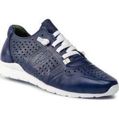 Półbuty SLOW WALK - Helios-W 10717W Doran Navy. Niebieskie półbuty damskie Slow Walk, na co dzień, bez wzorów, ze skóry ekologicznej, bez obcasa, na płaskiej podeszwie, bez zapięcia. W wyprzedaży za 249,00 zł.