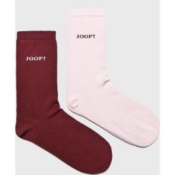 Joop! - Skarpetki (2-pack). Różowe skarpetki damskie marki JOOP!, z elastanu. W wyprzedaży za 39,90 zł.