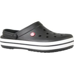 Crocs Crocband 11016-001 37/38 Czarne. Czarne klapki damskie Crocs, bez wzorów, z syntetyku, bez obcasa. W wyprzedaży za 149,99 zł.