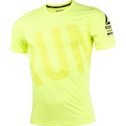 Koszulki sportowe męskie: koszulka do biegania męska REEBOK ONE SERIES RUNNING SHORT SLEEVE ACTIVCHILL TEE / BK7323