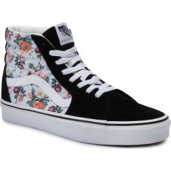 Sneakersy VANS - Sk8-Hi VN0A4BV6V3F1 (Garden Floral) True Wht. Czarne półbuty damskie Vans, ze skóry. W wyprzedaży za 269,00 zł.