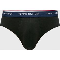 Tommy Hilfiger - Slipy (3-Pack). Czarne slipy męskie TOMMY HILFIGER, s, bez wzorów, z elastanu. W wyprzedaży za 139,90 zł.