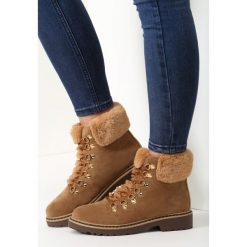 Camelowe Traperki I Want You Back. Brązowe buty zimowe damskie marki vices. Za 109,99 zł.