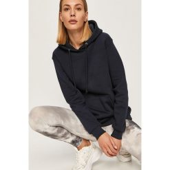 Answear - Bluza Answear Lab. Niebieskie bluzy damskie ANSWEAR, s, bez wzorów, z bawełny, bez rękawów, z kapturem. Za 89,90 zł.