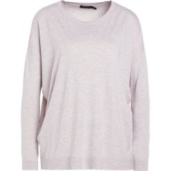 Polo Ralph Lauren FINE GAUGE BLEND Sweter stone grey heathe. Szare swetry klasyczne damskie marki Polo Ralph Lauren, l, z poliesteru. Za 549,00 zł.