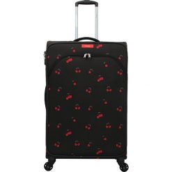 Walizka "Chardon Grand Format" w kolorze czarnym - 47 x 77 x 30 cm. Czarne walizki American Travel, BlueStar & Co., bez wzorów, z poliesteru. W wyprzedaży za 244,95 zł.